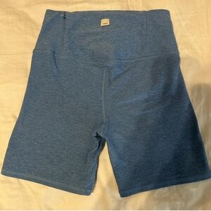 Vuori Women's Heather Blue Bike Shorts